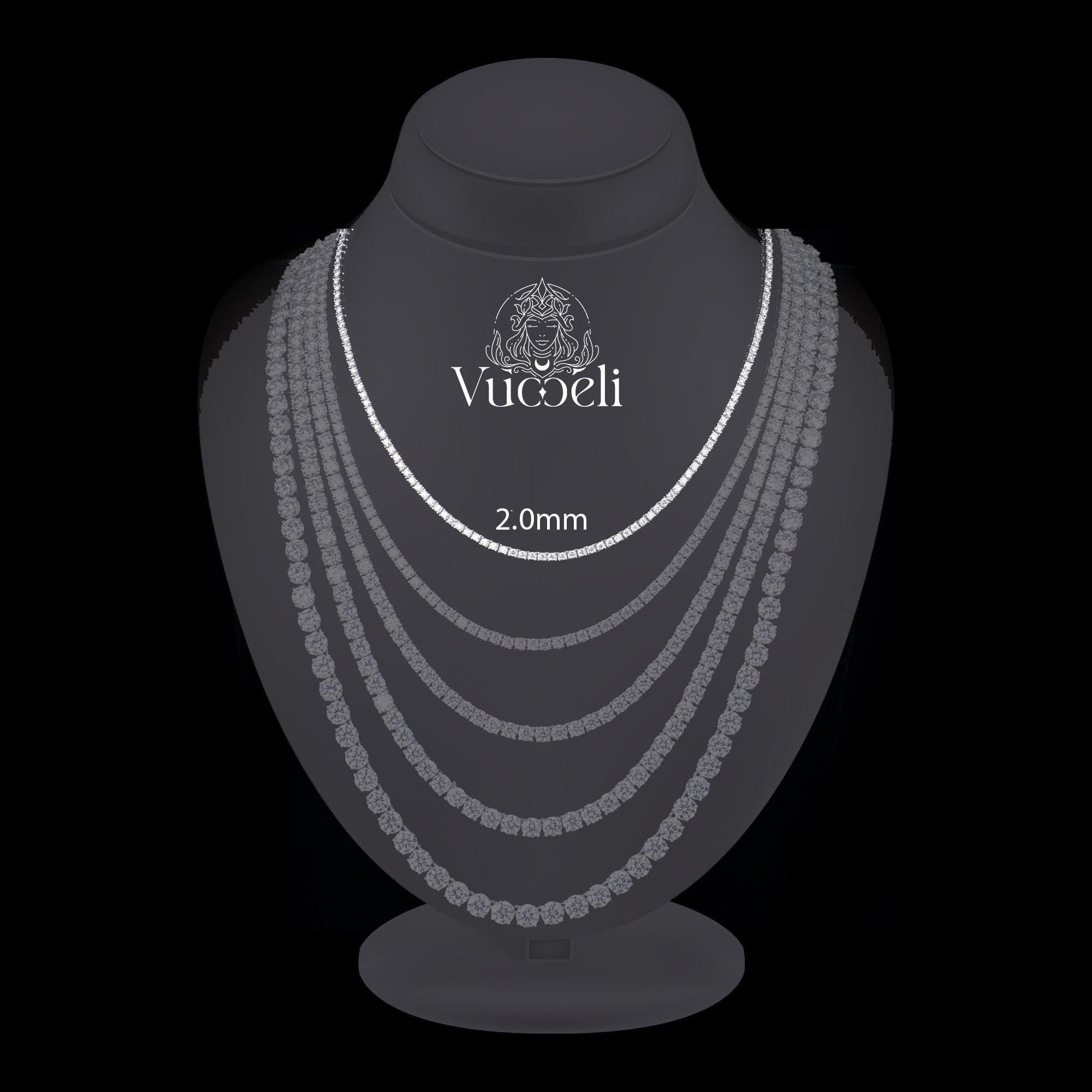 Classico Tennis Necklace - Lab Grown Diamonds