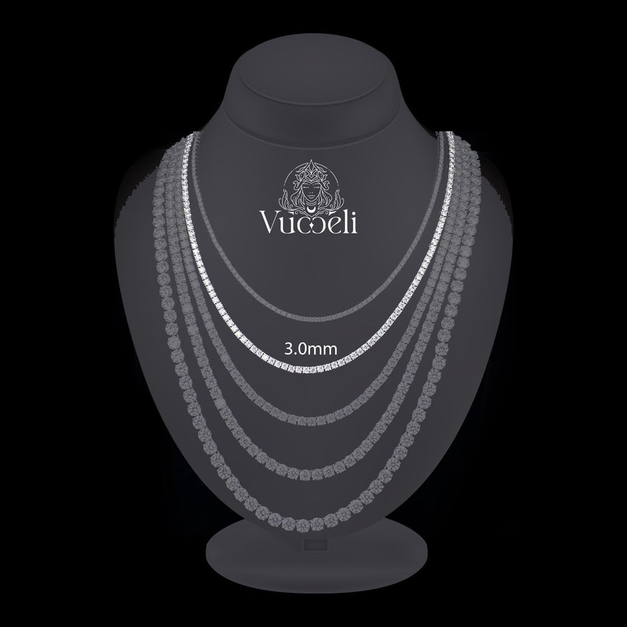Classico Tennis Necklace - Lab Grown Diamonds