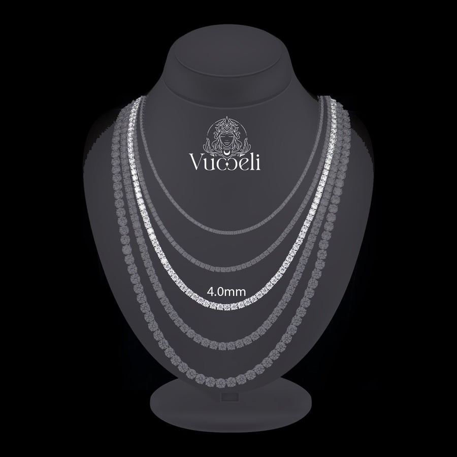 Classico Tennis Necklace - Lab Grown Diamonds