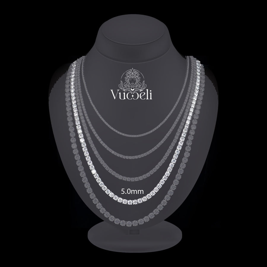 Classico Tennis Necklace - Lab Grown Diamonds
