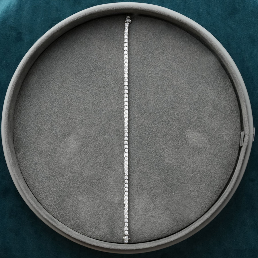 Principessa Brillante - Timeless Classic Tennis Bracelet Lab Grown Diamond  in 18ct Gold