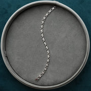 Hexa - Hexagon Lab Grown Diamond Tennis Bracelet in 18ct Gold