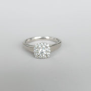 Doppio Fulgore - 18K Gold Double Halo Lab Grown Diamonds Ring