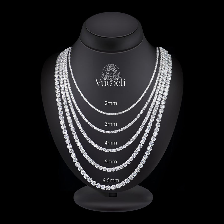 Classico Tennis Necklace - Lab Grown Diamonds