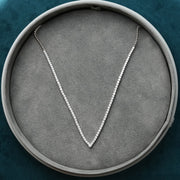 Angelica - Lab Grown Diamond 18ct Gold Tennis Necklace