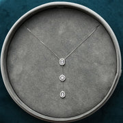 Amici - Drop-down Lab Grown DiamondsGold Necklace