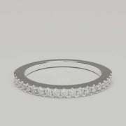 Eterna Brillantezza - Half Eternity Moissanite 18ct Gold Ring - Vucceli