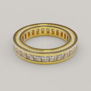 Regale Eterno - Stunning Princess Eternity Ring - Vucceli