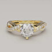 Amora- 1 Carat Gold Engagement Ring - Vucceli