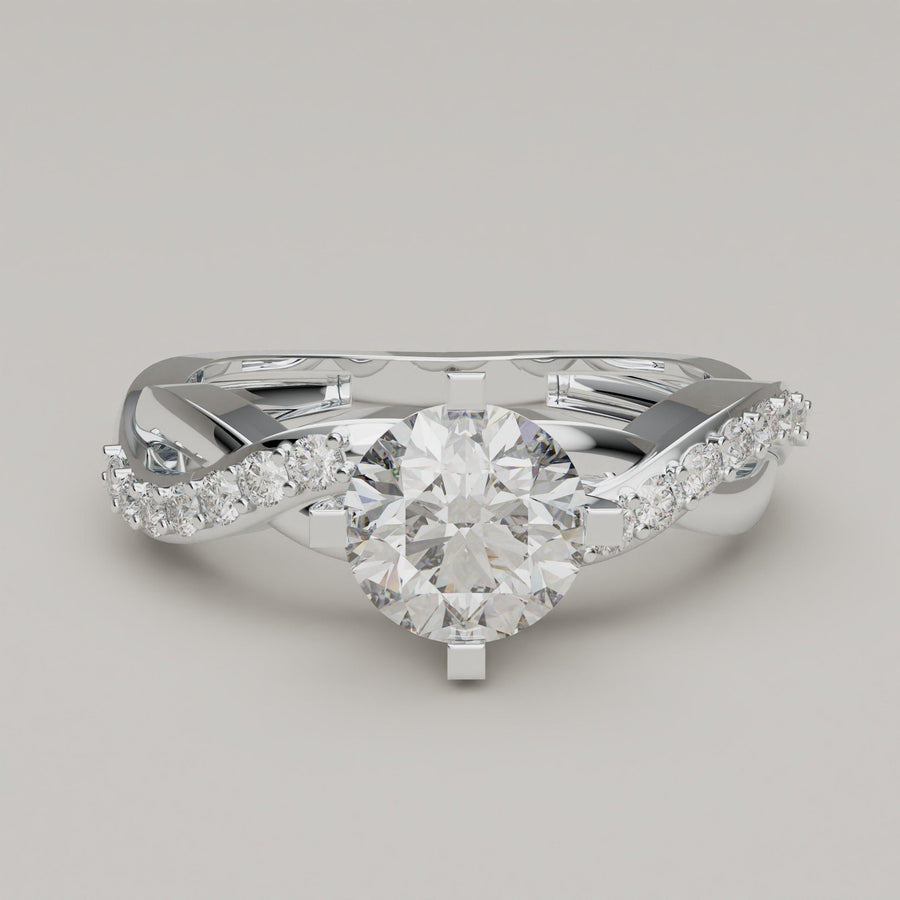 Amora- 1 Carat Gold Engagement Ring - Vucceli