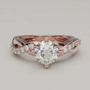 Amora- 1 Carat Gold Engagement Ring - Vucceli