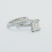 Luxe Emeraude - Full Pave Solitaire Grown Diamonds Ring