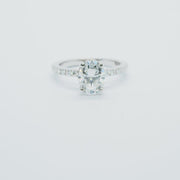 Eterna Grace - Oval Modern Solitaire Lab Grown Diamond Ring