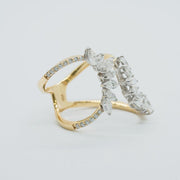 Vento Marquise - Majestic Marquise and Pear Lab Grown Diamonds Ring