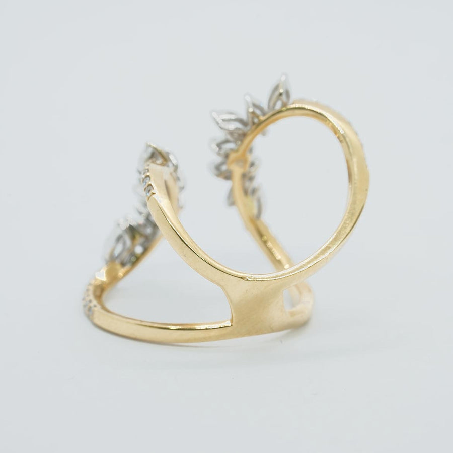 Vento Marquise - Majestic Marquise and Pear Lab Grown Diamonds Ring