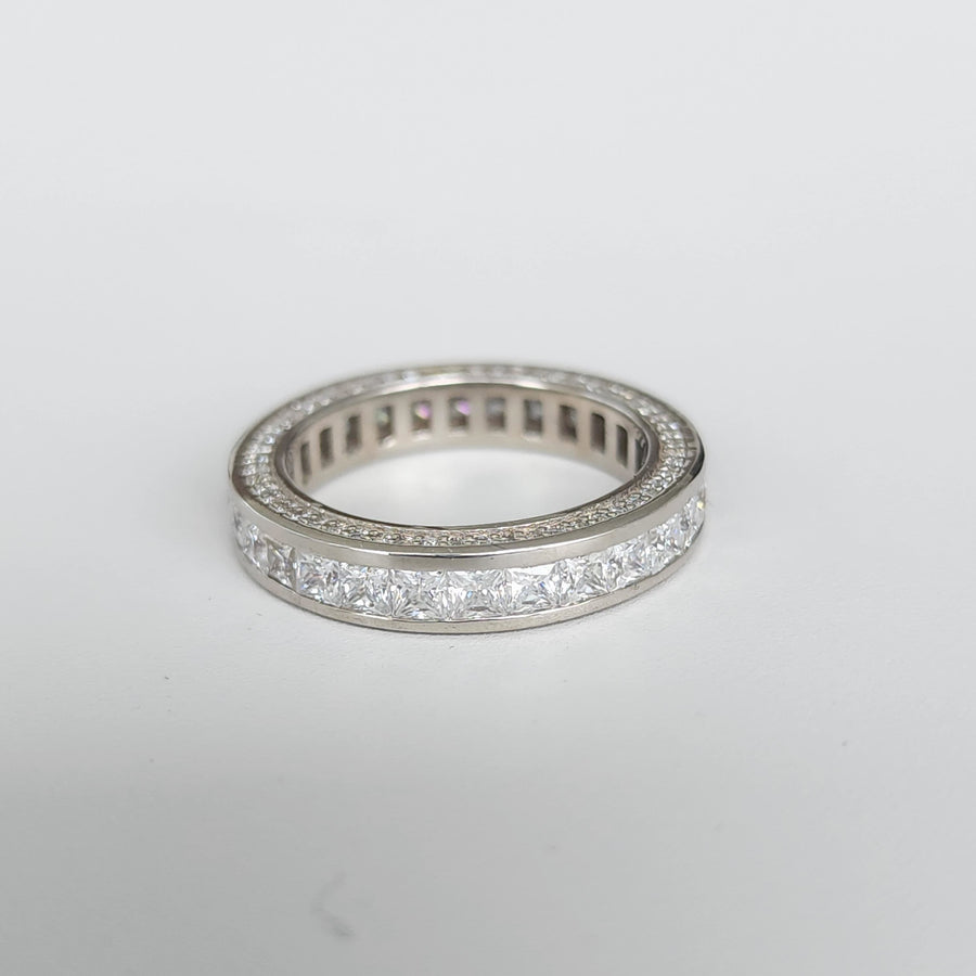 Regale Eterno - Stunning Princess Eternity Lab Grown Diamonds Ring