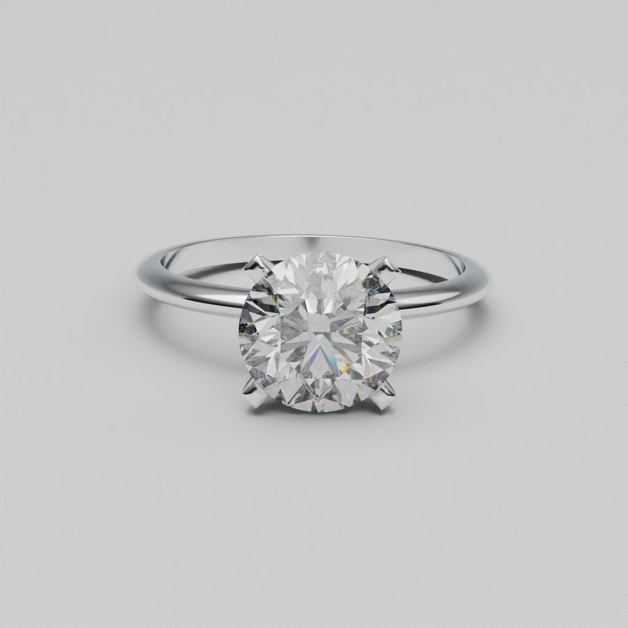 Amore - Round 2ct - Plain Lab Diamond ring