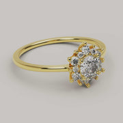 Merita- Gold and Lab Grown Diamonds Engagement Ring