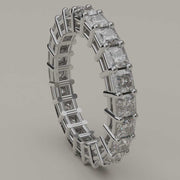 Aurora - Princess-cut Eternity Lab Grown Diamonds Gold Ring