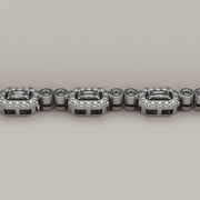 Armonia Smeraldo - Moissanite Gold Bracelet - Vucceli