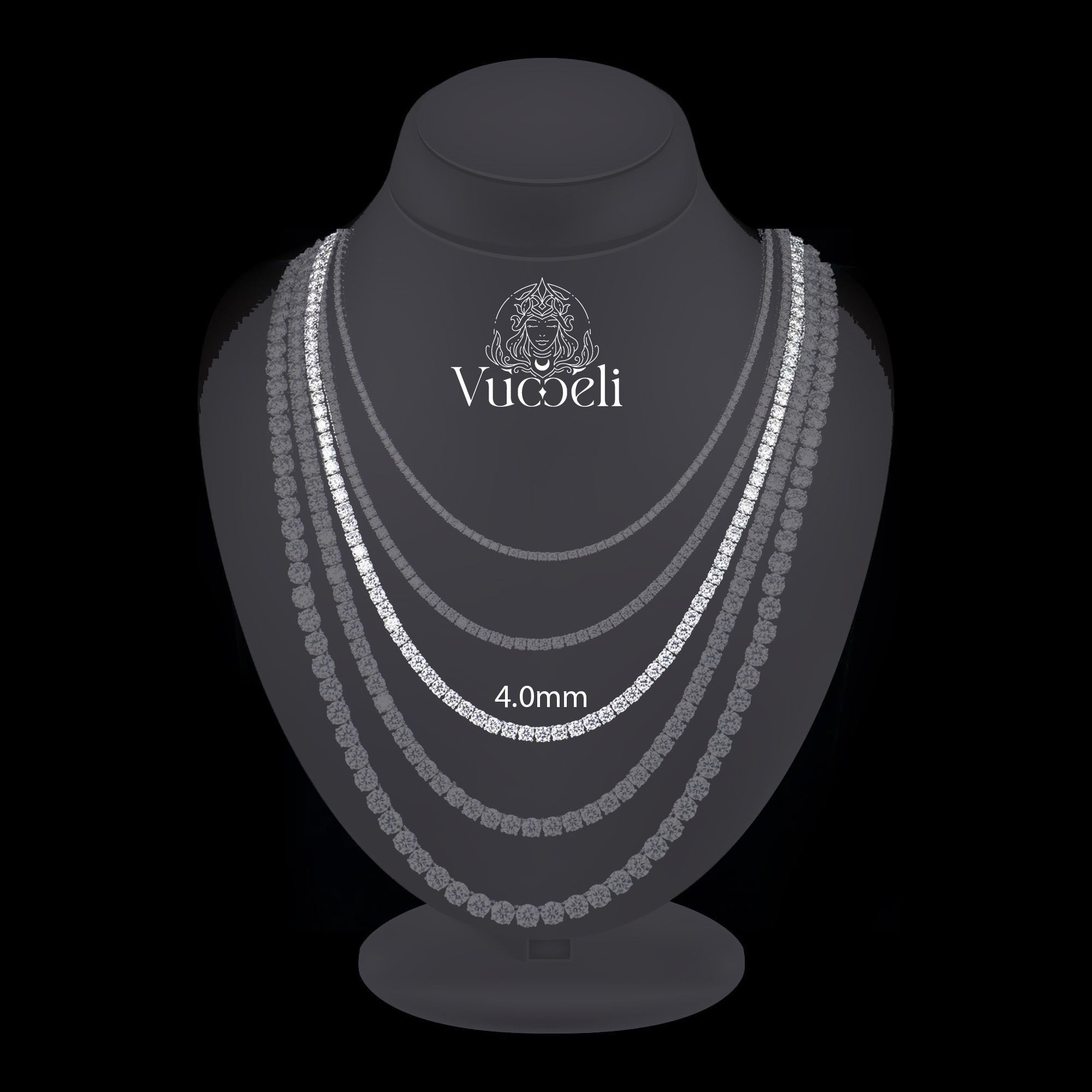 Classico Tennis Necklace - Lab Grown Diamonds – Vucceli