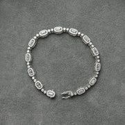 Armonia Smeraldo - Bracciale in oro con Moissanite