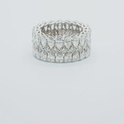 Duetto Pera - Eternity Double layers of Pear Lab Grown Diamond Ring