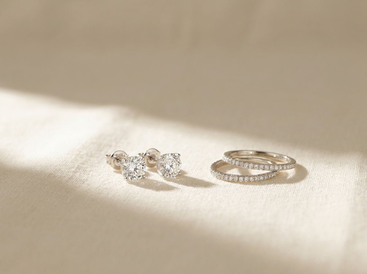 Vucceli fine jewelry in 18K gold with lab grown diamonds